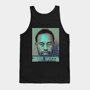 Solarize Illustrations - Tiger Woods Cool guy Tank Top